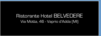Ristorante Hotel Belvedere
