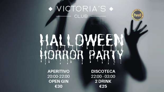 Halloween 2023 Victoria’s Club Milano Martedi 31 ottobre 2023