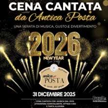 Capodanno Antica Posta Corsico Mercoledi 31 Dicembre 2025