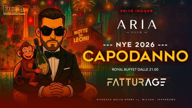 Giovedi 22 Dicembre 2022 Christmas Party Aria Club Milano