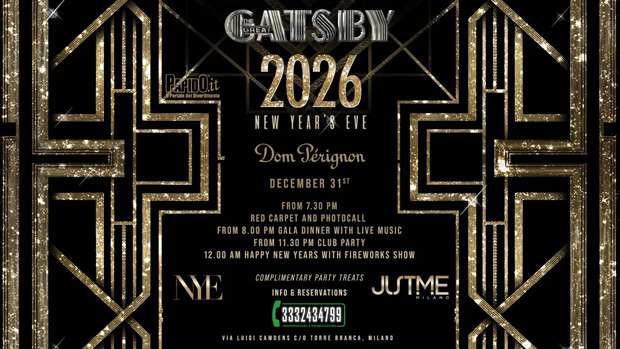 Capodanno 2026 Justme Milano Mercoledi 31 Dicembre 2025