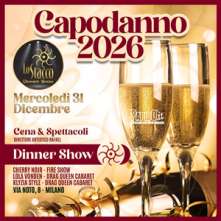Capodanno Lo Stacco Milano Mercoledi 31 Dicembre 2025 Cena con Spettacolo