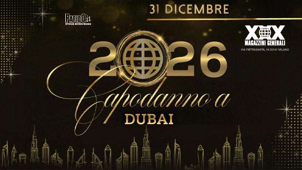 Capodanno 2026 Magazzini Generali Milano Mercoledi 31 Dicembre 2025