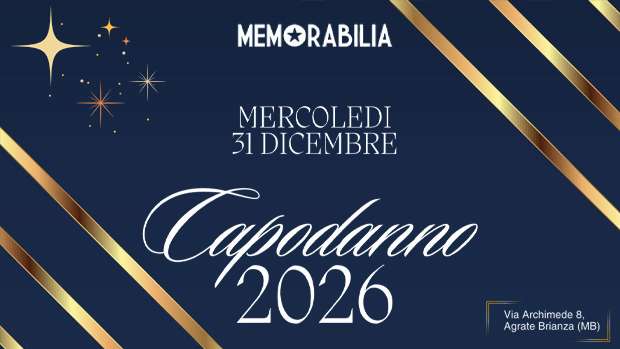 Capodanno Memorabilia Agrate Brianza Mercoledi 31 Dicembre 2025