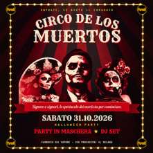 Party Halloween Sabato 31 Ottobre 2026 Fabbrica del Vapore