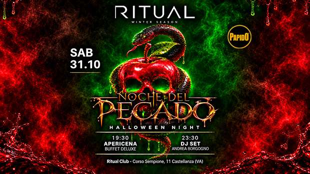 Halloween 2026 Ritual Castellanza Sabato 31 Ottobre 2026