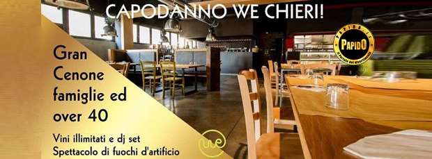 Capodanno We Ristorante Chieri Venerdi 31 Dicembre 2021