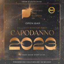 Open Bar Milano Capodanno Sabato 31 Dicembre 2022 Piranesi 246