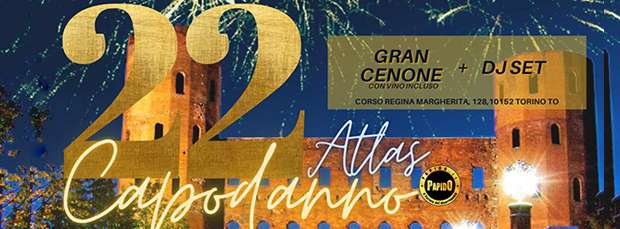 Capodanno Sala Eventi Atlas Torino Venerdi 31 Dicembre 2021