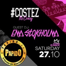 Ema Stokholma Costez sabato 27 ottobre 2018