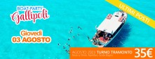 Boat Party Gallipoli