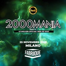 Party 2000 Mania Sabato 25 Novembre 2023 Fabrique