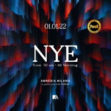 Capodanno 2022 Amnesia Sabato 01 Gennaio 2022