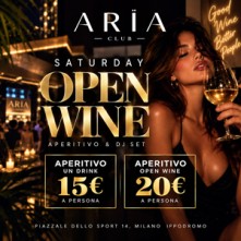 Open Wine Sabato 12 Settembre 2026 Discoteca Aria Milano