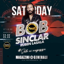 Bob Sinclar Magazzini Generali Sabato 17 Dicembre 2022