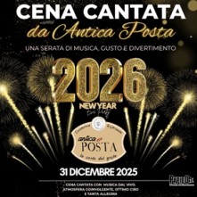Capodanno Antica Posta Corsico Mercoledi 31 Dicembre 2025