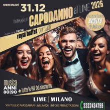 Capodanno Lime Milano Mercoledi 31 Dicembre 2025