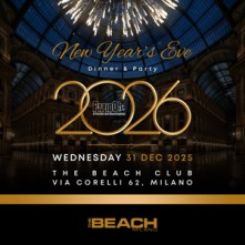 Capodanno The Beach Milano Mercoledi 31 Dicembre 2025