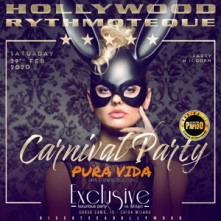 Carnevale 2020 Hollywood Sabato 29 Febbraio 2020