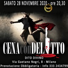 Sabato 28 Novembre 2020 Cena con Delitto Milano