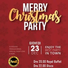 Giovedi 23 Dicembre 2021 Christmas Party Milano
