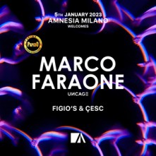 Dj Marco Faraone Giovedi 5 Gennaio 2023 Amnesia