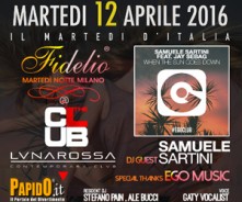 Samuele Sartini Martedi 12 Aprile 2016 @ Serata Fidelio