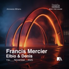 Dj Francis Mercier Sabato 15 Novembre 2025 Amnesia