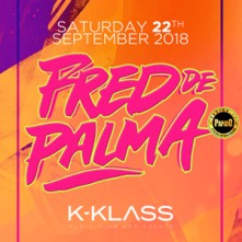 Fred de Palma @ K Klass Tavernerio Sabato 22 Settembre 2018