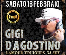 Gigi D'Agostino Sabato 18 Febbraio a Fabrique