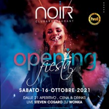 Opening Party @ Noir Sabato 16 Ottobre 2021