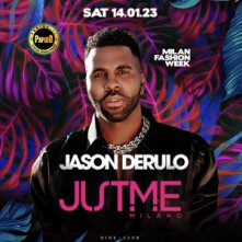 Live Jason Derulo Sabato 14 Gennaio 2023 Just Cavalli Milano