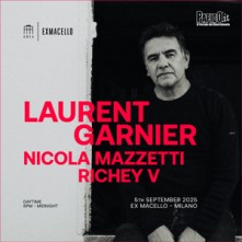 Dj Laurent Garnier Venerdi 5 Settembre 2025 Ex Macello