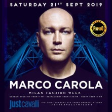 Marco Carola Just Cavalli Milano Sabato 21 Settembre 2019