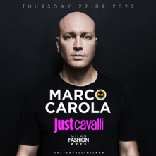 Marco Carola Giovedi 22 Settembre 2022 Just Cavalli Milano