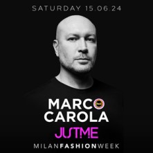 Dj Marco Carola Sabato 15 Giugno 2024 Just Me