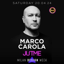 Dj Marco Carola Sabato 20 Aprile 2024 Just Me