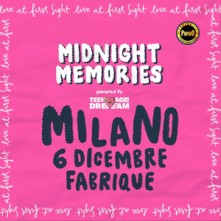 Party Midnight Memories Mercoledi 6 Dicembre 2023 Fabrique
