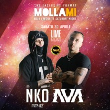 Nko & Ava Sabato 30 Aprile 2022 Lime Milano