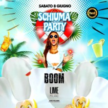 Schiuma Party @ Lime Sabato 8 Giugno 2024 Discoteca di Milano