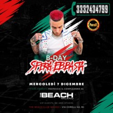 Sfera Ebbasta The Beach Milano Mercoledi 7 Dicembre 2022