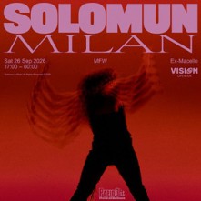 Sabato 26 Settembre 2026 Solomun Ex Macello Milano