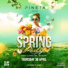 Spring Party 2026 Pineta Giovedi 30 Aprile 2026