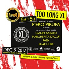 Too Long Space 25 Sabato 9 Dicembre