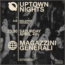 Serata Universitaria Magazzini Generali Milano Sabato 11 Aprile 2026