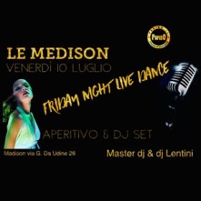 Aperitivo adulto Madison Venerdi 10 Luglio 2020