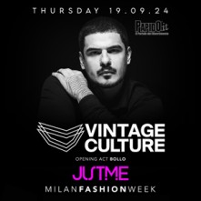 Dj Vintage Culture Giovedi 19 Settembre 2024 Just Me
