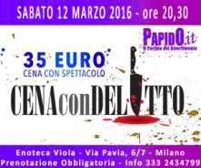 Cena con Delitto all'Enoteca Viola di Milano