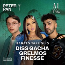 Diss Gacha - Grelmos - Finesse Sabato 20 Luglio 2024 Peter Pan Riccione