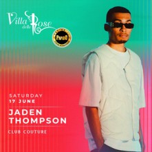 Jaden Thompson Sabato 17 Giugno 2023 @ Villa delle Rose Misano Adriatico